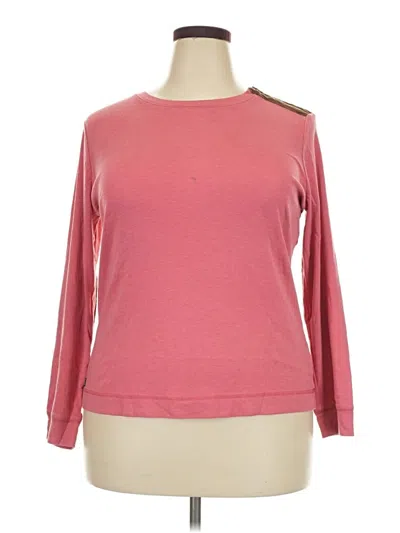 Pre-owned Lauren Jeans Co. Long Sleeve Top In Pink