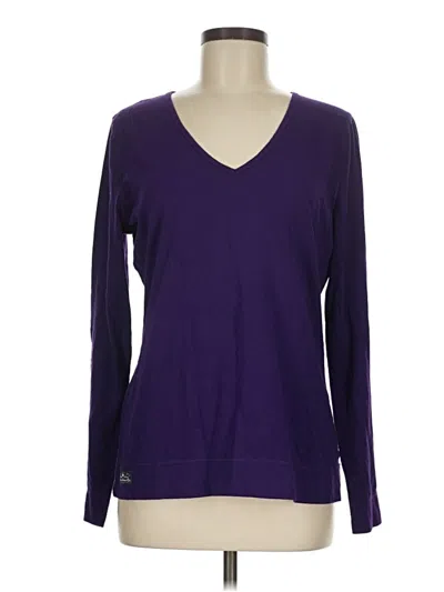 Pre-owned Lauren Jeans Co. Long Sleeve T-shirt In Purple