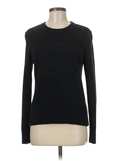 Pre-owned Lauren Jeans Co. Pullover Sweater In Black