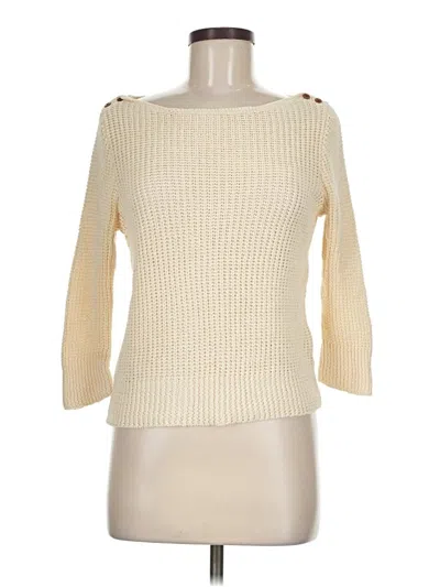 Pre-owned Lauren Jeans Co. Pullover Sweater In Ivory