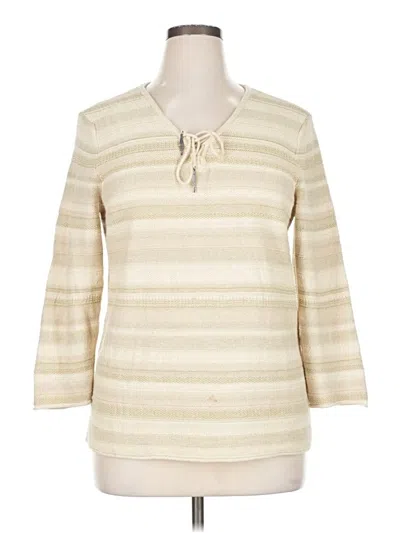 Pre-owned Lauren Jeans Co. Pullover Sweater In Ivory