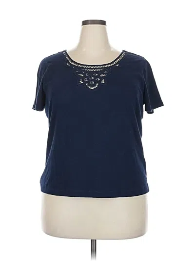 Pre-owned Lauren Jeans Co. Short Sleeve T-shirt In Blue