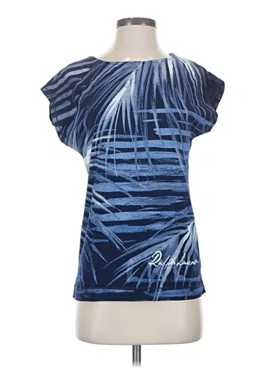 Pre-owned Lauren Jeans Co. Short Sleeve Top In Blue