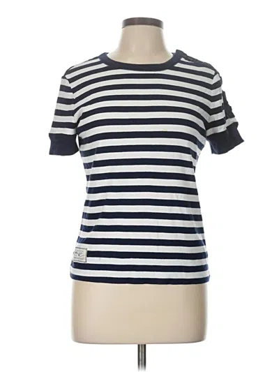 Pre-owned Lauren Jeans Co. Short Sleeve Top In White