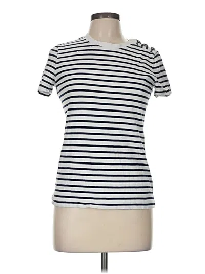Pre-owned Lauren Jeans Co. Short Sleeve Top In White