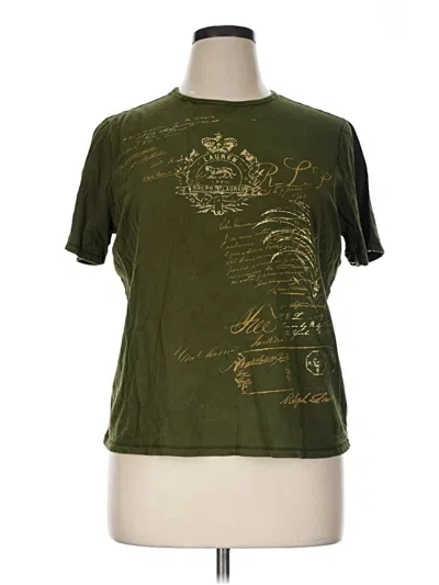 Pre-owned Lauren Jeans Co. Short Sleeve T-shirt In Green