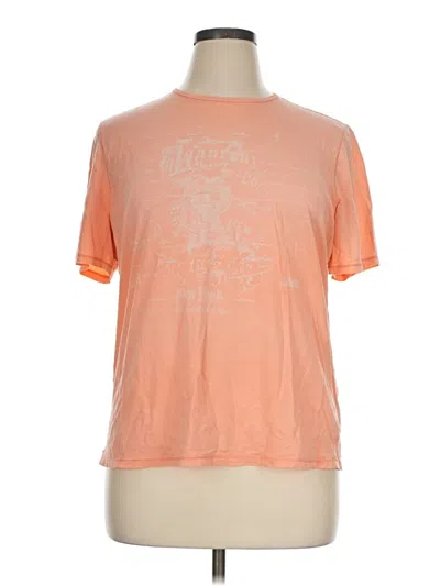 Pre-owned Lauren Jeans Co. Short Sleeve T-shirt In Orange