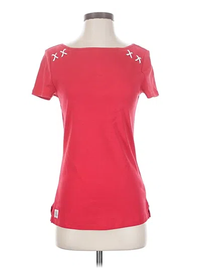 Pre-owned Lauren Jeans Co. Short Sleeve T-shirt In Red
