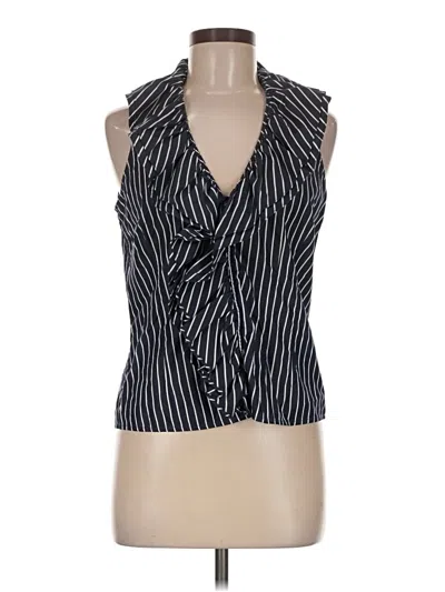 Pre-owned Lauren Jeans Co. Sleeveless Blouse In Black