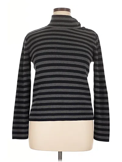 Pre-owned Lauren Jeans Co. Turtleneck Sweater In Gray