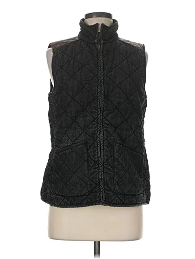 Pre-owned Lauren Jeans Co. Vest In Black