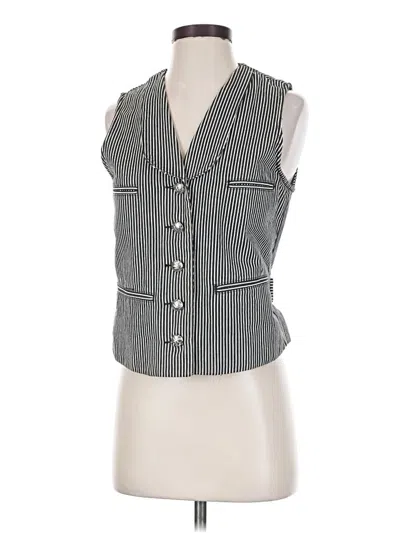 Pre-owned Lauren Jeans Co. Vest In Gray