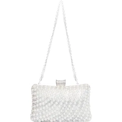 Lauren Lorraine Adore Clutch In Silver