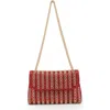 Lauren Lorraine Celine Clutch In Red