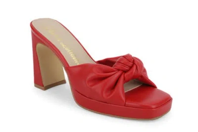 Lauren Lorraine Cherry Pumps In Red