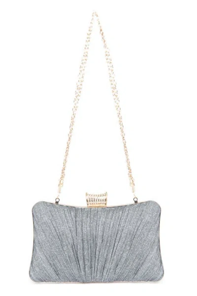 Lauren Lorraine Classy Clutch In Gray