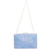 Lauren Lorraine Dandy Clutch In Blue