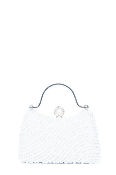 Lauren Lorraine Dede Clutch In White