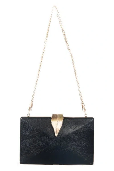 Lauren Lorraine Dori Clutch In Black