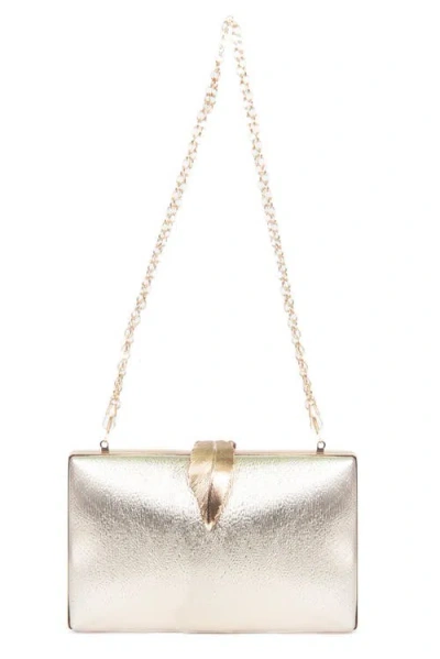 Lauren Lorraine Dori Clutch In Gold