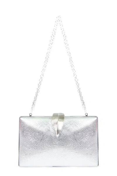 Lauren Lorraine Dori Clutch In Silver