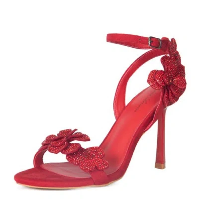 Lauren Lorraine Fiona Sandal In Red