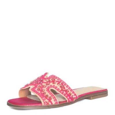 Lauren Lorraine Honey Sandals In Pink