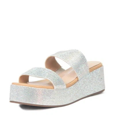 Lauren Lorraine Jazz Sandals In Silver