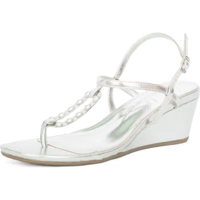 Lauren Lorraine Laynie Sandals In Silver