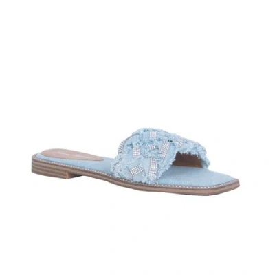 Lauren Lorraine Nina Sandals In Blue