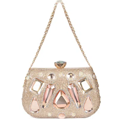 Lauren Lorraine Sammie Clutch In Gold