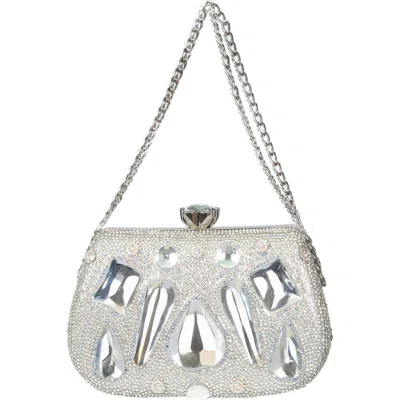 Lauren Lorraine Sammie Clutch In Silver