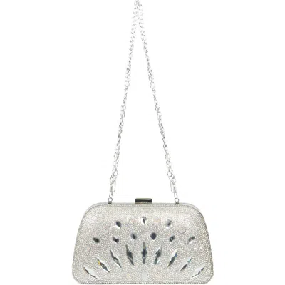 Lauren Lorraine Shana Clutch In Silver