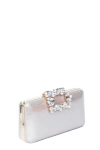 Lauren Lorraine Spring Clutch In Silver