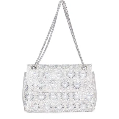 Lauren Lorraine Sunflower Handbags In Silver