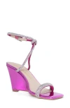 Lauren Lorraine Winnie Ankle Strap Wedge Sandal