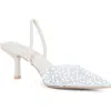 Lauren Lorraine Zing Embellished Slingback Mule