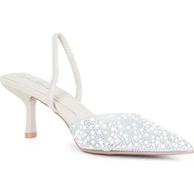 Lauren Lorraine Zing Embellished Slingback Mule