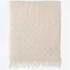 Lauren Manoogian Wool Blend Handwoven Grid Wrap Scarf