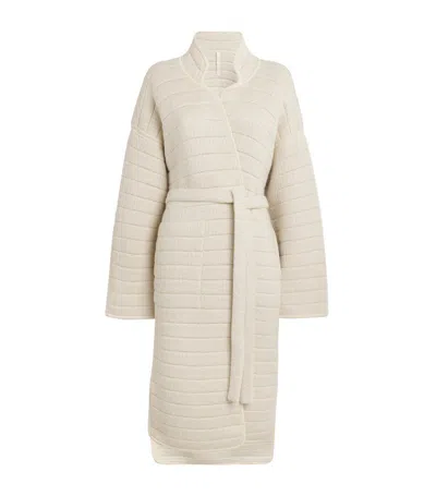 Lauren Manoogian Alpaca-blend Wrap Coat In White