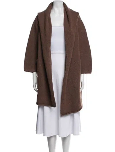 Pre-owned Lauren Manoogian Alpaca Coat In Brown