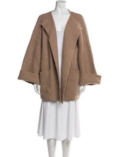 Pre-owned Lauren Manoogian Alpaca Coat In Neutral