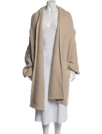 Pre-owned Lauren Manoogian Alpaca Coat In Neutrals