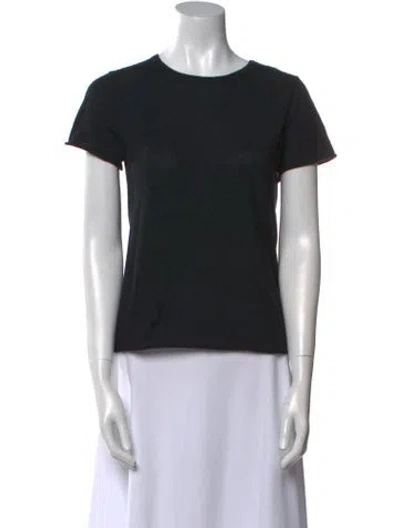 Pre-owned Lauren Manoogian Alpaca Crew Neck Sweater In Black