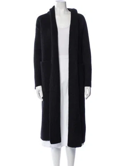 Pre-owned Lauren Manoogian Alpaca Faux Fur Coat In Blue