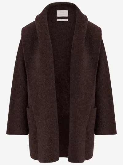 Lauren Manoogian Baby Alpaca And Merino Wool Blend Coat In Brown