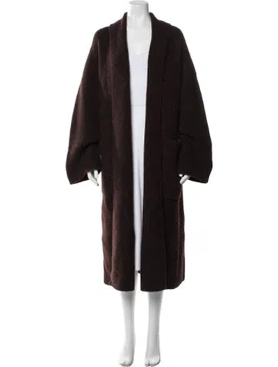 Pre-owned Lauren Manoogian Baby Alpaca Coat In Brown