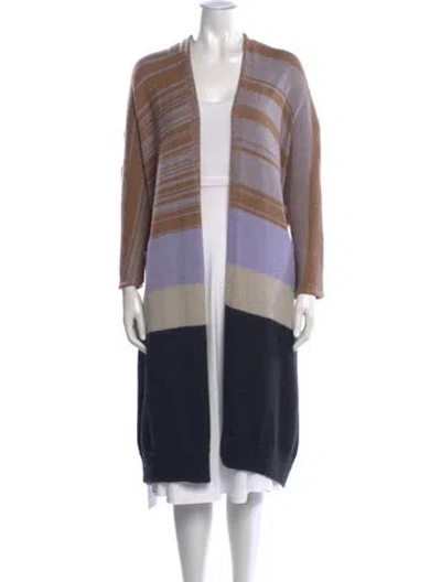 Pre-owned Lauren Manoogian Baby Alpaca Striped Sweater In Multi