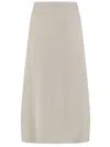 Lauren Manoogian Off-white Balloon Skirt In Neutrals