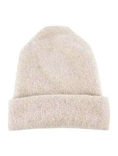 Pre-owned Lauren Manoogian Beanie In Neutrals